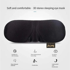 Sleep Mask: Natural Eye Mask for Deep Sleep, Portable Blindfold for Travel - Soft Eyeshade Cover for Women and Men